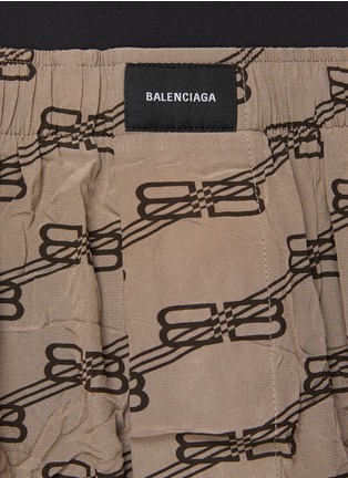  - BALENCIAGA - BB Monogram Elasticated Waistband Pyjama Pants