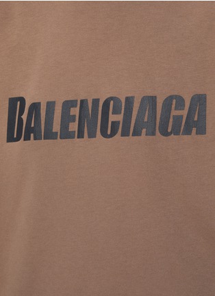  - BALENCIAGA - Logo Print Oversized Boxy T-Shirt