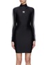 Main View - Click To Enlarge - BALENCIAGA - x adidas Trefoil Logo Print Mini Dress