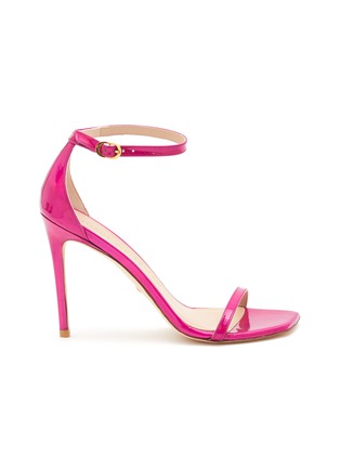 Main View - Click To Enlarge - STUART WEITZMAN - ‘NUDISTCURVE’ SINGLE BAND SANDALS