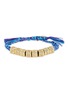 Main View - Click To Enlarge - VENESSA ARIZAGA - ‘Princess’ Stone Embellished Gold Plated Brass Bead Kids Pull Cord Bracelet — Blue/Purple