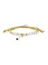 Main View - Click To Enlarge - VENESSA ARIZAGA - ‘Wine O'Clock’ Ceramic Bead Pull Cord Bracelet — Pink/Green/Gold