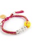 Detail View - Click To Enlarge - VENESSA ARIZAGA - ‘Nice’ Ceramic Bead Kids Pull Cord Bracelet — Red Violet/Gold