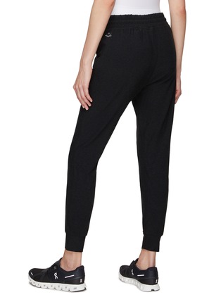 Back View - Click To Enlarge - BEYOND YOGA - ‘SPACEDYE COMMUTER’ DRAWSTRING ELASTICATED WAIST JOGGER PANTS