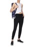 Figure View - Click To Enlarge - BEYOND YOGA - ‘SPACEDYE COMMUTER’ DRAWSTRING ELASTICATED WAIST JOGGER PANTS
