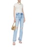 Figure View - Click To Enlarge - GOOD AMERICAN - ‘GOOD BOY’ DISTRESSED STRAIGHT LEG JEANS