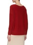 Back View - Click To Enlarge - VINCE - BANDED BOAT NECK PULLOVER