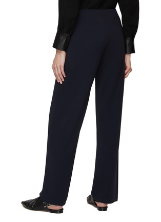 Back View - Click To Enlarge - VINCE - FLAT FRONT HIGH RISE STRAIGHT LEG PANTS