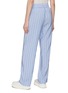 Back View - Click To Enlarge - VINCE - HIGH WAIST FRONT PLEAT STRIPED WIDE LEG PANTS