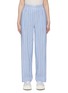 Main View - Click To Enlarge - VINCE - HIGH WAIST FRONT PLEAT STRIPED WIDE LEG PANTS