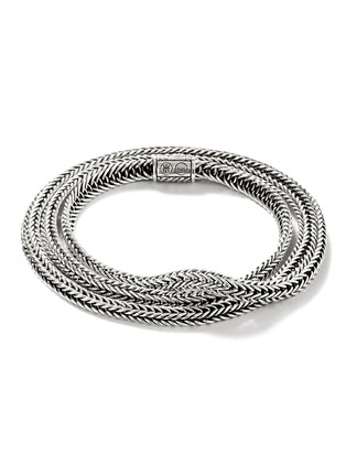 Main View - Click To Enlarge - JOHN HARDY - ‘KAMI CLASSIC CHAIN’ STERLING SILVER TRIPLE WRAP BRACELET