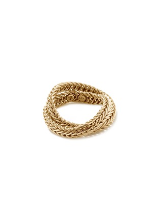 Main View - Click To Enlarge - JOHN HARDY - ‘Classic Chain’ Kami 14K Gold Crossed Chain Ring