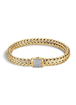 Main View - Click To Enlarge - JOHN HARDY - ‘CLASSIC CHAIN’ DIAMOND 18K GOLD BRACELET