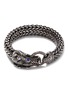 Main View - Click To Enlarge - JOHN HARDY - ‘LEGENDS NAGA’ SAPPHIRE HAMMERED RETICULATED SILVER EXTRA LARGE CHAIN BRACELET