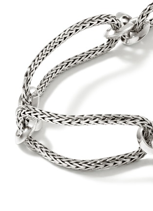 Detail View - Click To Enlarge - JOHN HARDY - ‘CLASSIC CHAIN’ STERLING SILVER KNIFE EDGE PULL THROUGH BRACELET