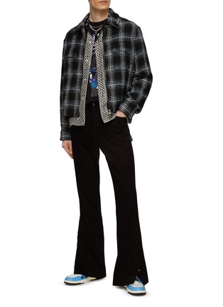 Figure View - Click To Enlarge - AMIRI - DOUBLE CHEST POCKET TWEED BLOUSON