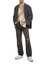 Figure View - Click To Enlarge - AMIRI - BAR LOGO DARK WASH STRAIGHT LEG JEANS
