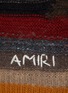  - AMIRI - Frayed Stripe Knit V-Neck Vest