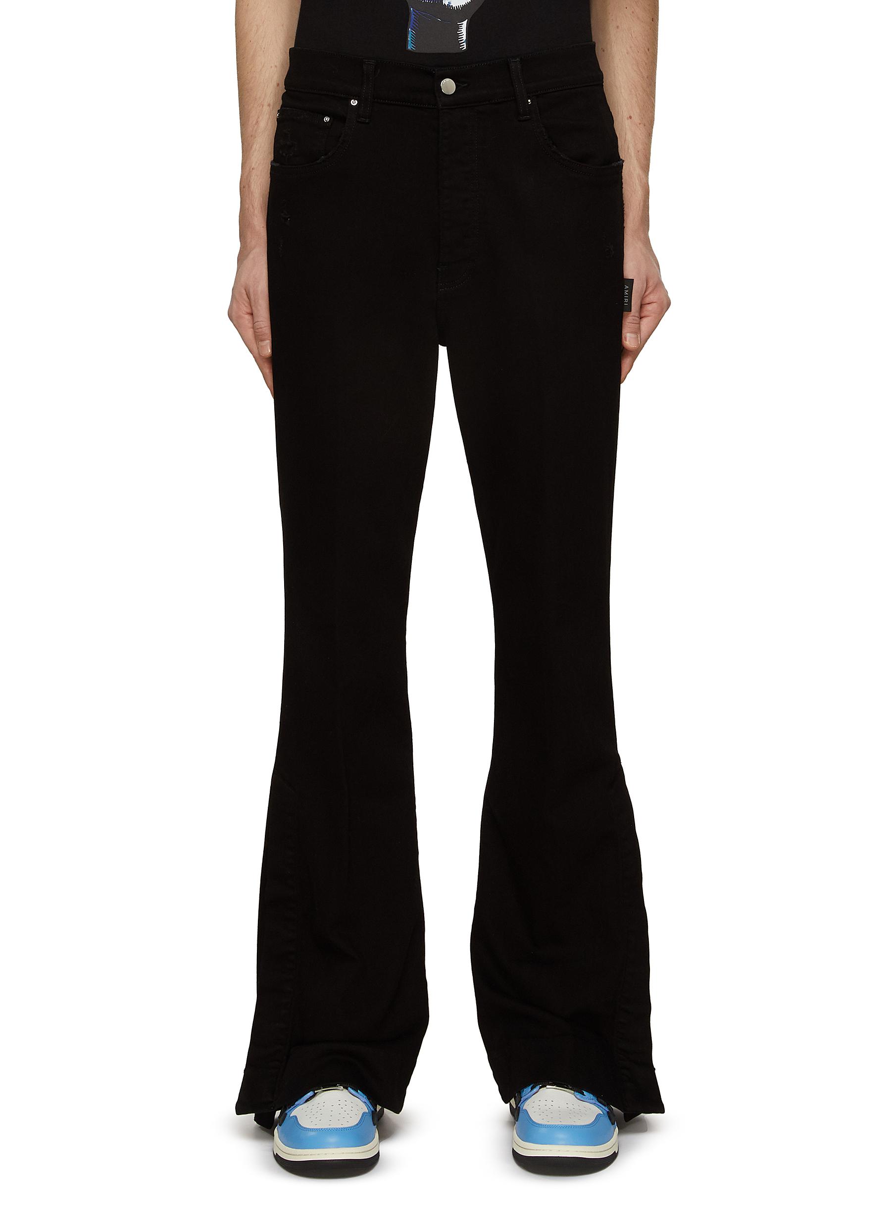 AMIRI | STACKED FLARE JEANS' SIDE SLIT FIT AND FLARE JEANS | Men