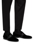 Figure View - Click To Enlarge - MAGNANNI - Single Band Velvet Slip-On Shoes