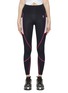 Main View - Click To Enlarge - P.E NATION - CONTRAST PANEL HIGH RISE LEGGINGS