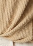  - JACQUEMUS - Twisted Front Ribbed Cotton Blend Knit Cardigan