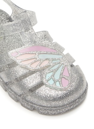 Detail View - Click To Enlarge - SOPHIA WEBSTER - Butterfly Jelly Kids And Toddlers Caged Sandals