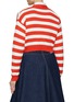 Back View - Click To Enlarge - KENZO - Textured Initial Striped Cropped Cardigan