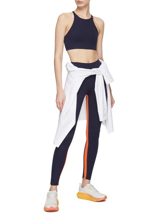 Figure View - Click To Enlarge - SPLITS59 - ‘Aerial’ Striped High Waist Leggings