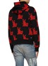 Back View - Click To Enlarge - AMIRI - Paper Cut Out Rabbit Print Hoodie