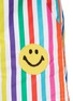  - JOSHUA’S - Crocheted Smiley Face Striped Cotton Shorts