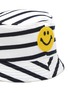 Detail View - Click To Enlarge - JOSHUA’S - Crocheted Smiley Face Striped Bucket Hat