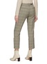 Back View - Click To Enlarge - WE-AR 4 - FLAT FRONT HOUNDSTOOTH MOTIF CUFFED SUITING PANTS