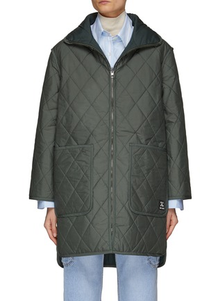 Main View - Click To Enlarge - WE-AR 4 - OVERSIZED POCKETS REVERSIBLE QUILTED COAT