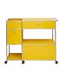 Main View - Click To Enlarge - USM - 3-Tier Push Handle Trolley — Yellow