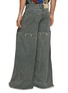 Back View - Click To Enlarge - ANGEL CHEN - ‘WRESTLE WILL’ DETACHABLE WIDE LEG JEANS