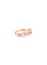 Main View - Click To Enlarge - SUZANNE KALAN - Fireworks Bliss Half Eternity Band 18K Rose Gold Diamond Sapphire Ring