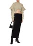 Figure View - Click To Enlarge - AERON - ‘Zero’ Ribbed Maxi Tube Skirt
