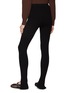 Back View - Click To Enlarge - AERON - ‘Zero’ Slit Flared Leg Ribbed Slim Pants