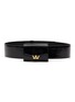 Main View - Click To Enlarge - ALEXANDER WANG - ‘W LEGACY’ LOGO APPLIQUÉ PATENT LEATHER CARD HOLDER BELT BAG