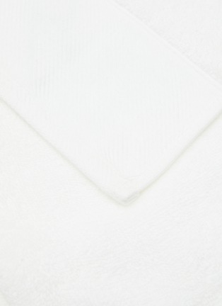 Detail View - Click To Enlarge - WESETA SWITZERLAND - Douceur Cotton Bath Sheet — White