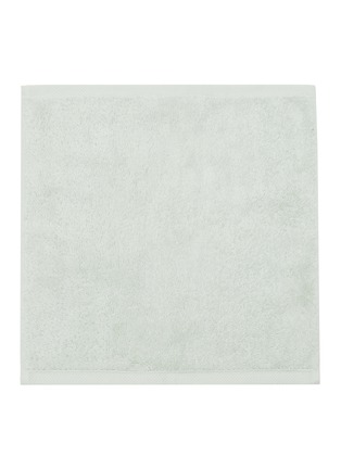 Main View - Click To Enlarge - WESETA SWITZERLAND - Douceur Cotton Face Towel — Mint