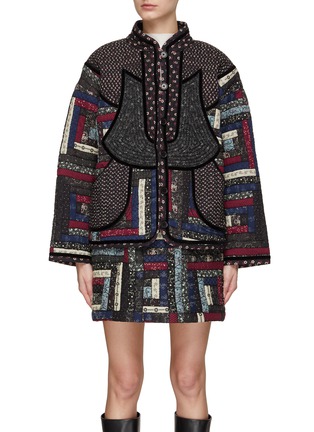 Main View - Click To Enlarge - SEA NEW YORK - ‘ALANI’ PATCHWORK PRINT JACKET