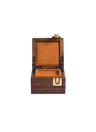  - NOAH & GREY - WALNUT WOOD JEWELRY BOX — SMALL