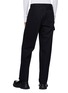Back View - Click To Enlarge - PRADA - LOGO APPLIQUÉ FLAT FRONT DRILL PANTS