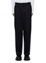Main View - Click To Enlarge - PRADA - LOGO APPLIQUÉ FLAT FRONT DRILL PANTS