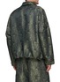 Back View - Click To Enlarge - SONG FOR THE MUTE - Zebra Jacquard Zip Up Jacket