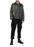 Figure View - Click To Enlarge - SONG FOR THE MUTE - Buttoned Cuff Cropped Cargo Pants