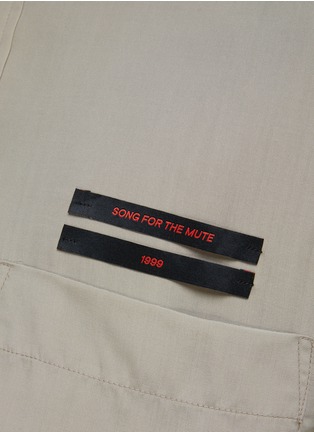  - SONG FOR THE MUTE - 1999 Logo Patch Shirttail Hem Button Up Shirt