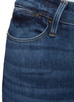 Detail View - Click To Enlarge - FRAME - ‘LE PIXIE HIGH’ WHISKERING DETAIL FLARED LEG JEANS